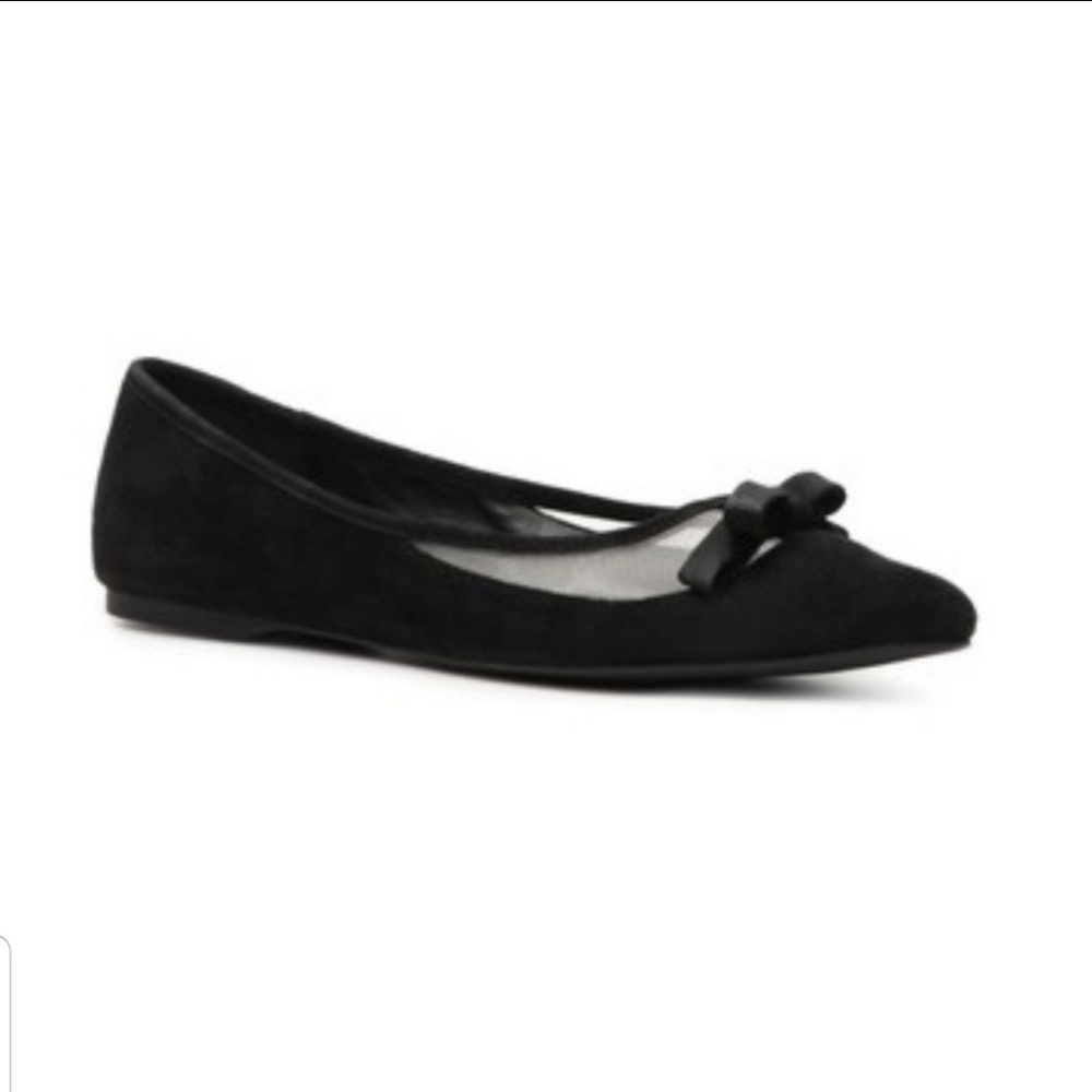 NIB<BCBG Paris> 👠 Zarine Black Suede Flats - Picture 8 of 8